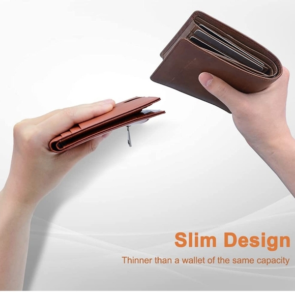 NEW YICOE Bifold Wallet for Men with 10 Card Slots, Coin Pocket,Cash Compartment - Picture 5 of 7